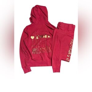 Vintage Y2K Victoria’s Secret ANGEL Bling Track Suit – Size Large (RARE)